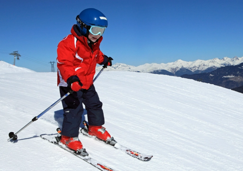 toddler skiing toddler skiing