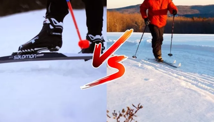 cross country skiing vs ski touring