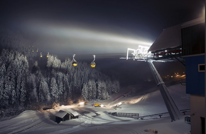 best night skiing resorts Europe