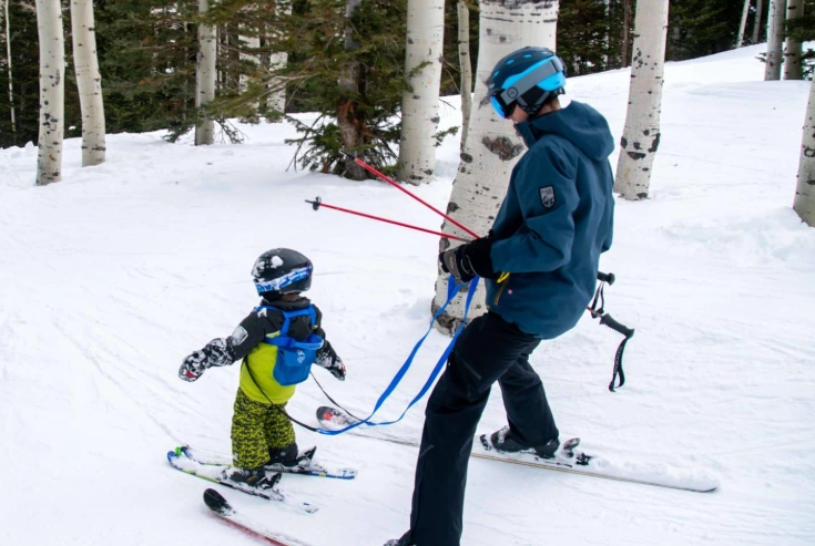 teaching kids to ski teaching kids to ski