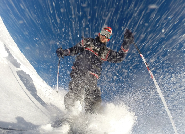 action camera for skiing