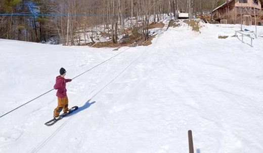 backcountry rope tow system