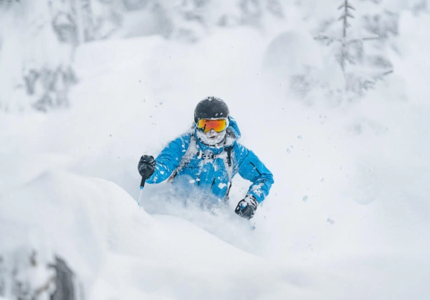 powder snow skiing powder snow skiing