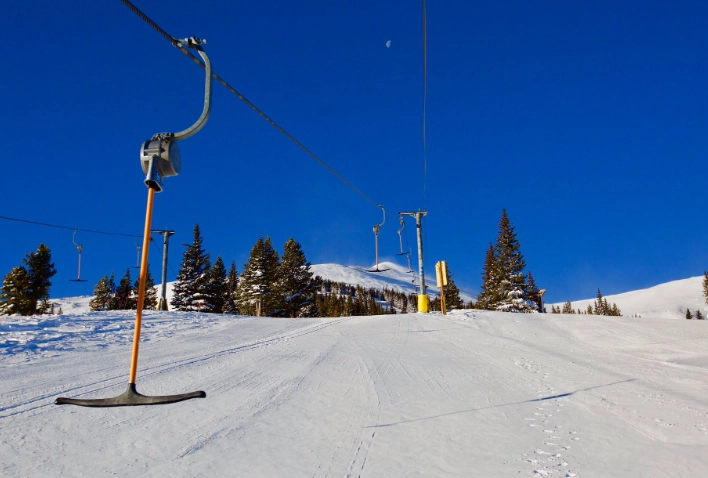 snowboard T-bar lift