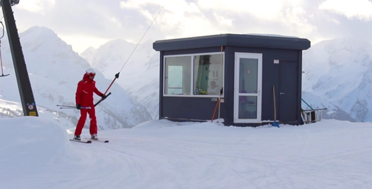 how to use a ski drag lift