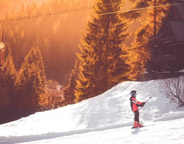 How to ride a button lift on a snowboard