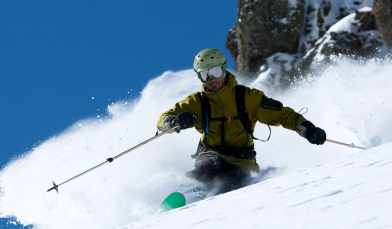 how hard is telemark skiing