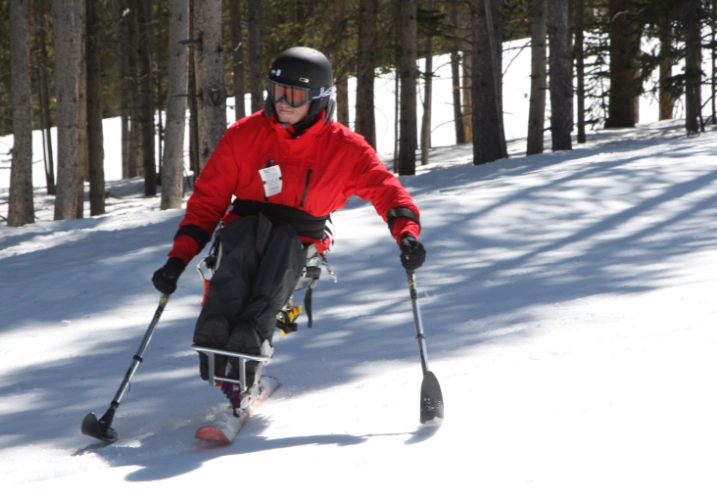 adaptive skiing equipment