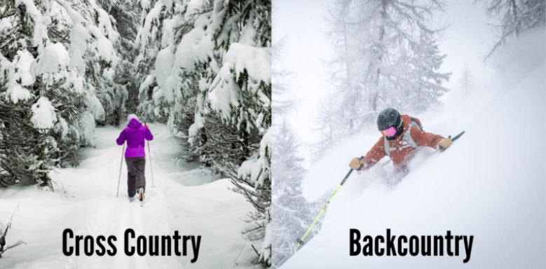 difference between cross country and alpine skiing difference between cross country and alpine skiing