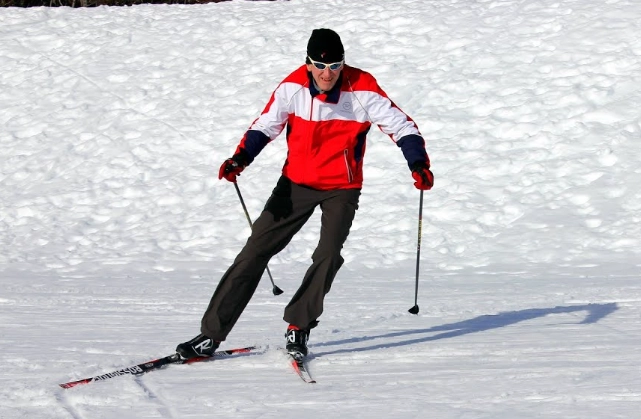 Ski technique drills at home