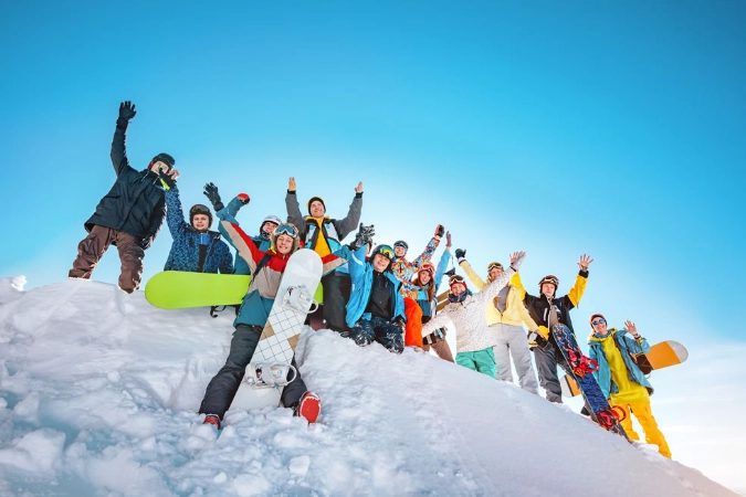 large group ski rentals