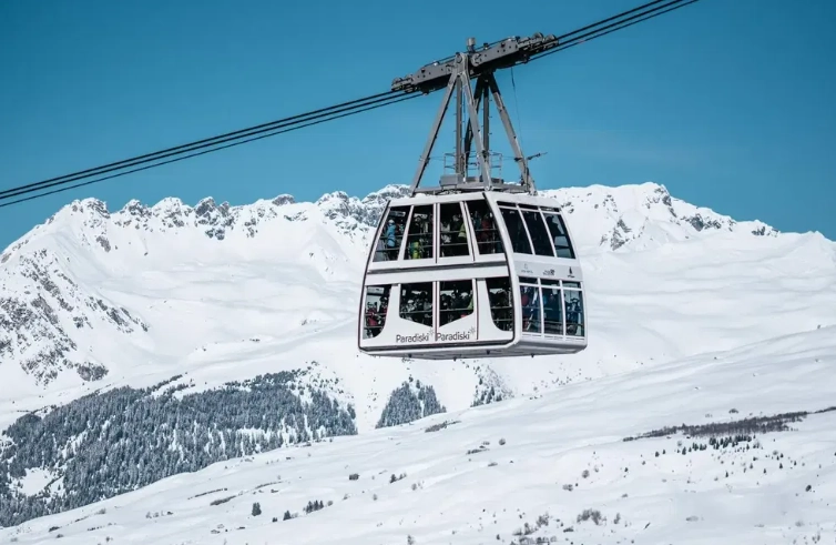 T-bar ski lift