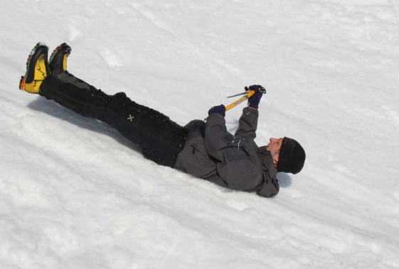 carved traverse skiing