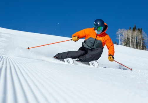 quiet upper body skiing