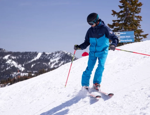 skiing technique for stability