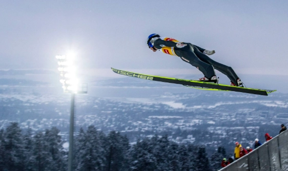 ski jumping turn ski jumping turn