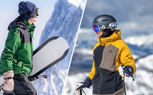 difference between ski and snowboard boots