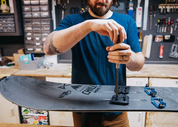 snowboard binding angles