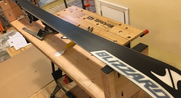DIY ski maintenance
