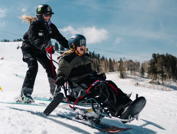 adaptive skiing equipment