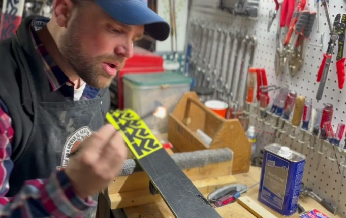 ski base scratch repair