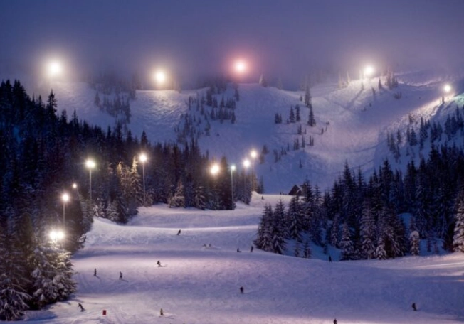 best night skiing resorts