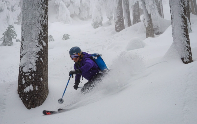 how to ski glades