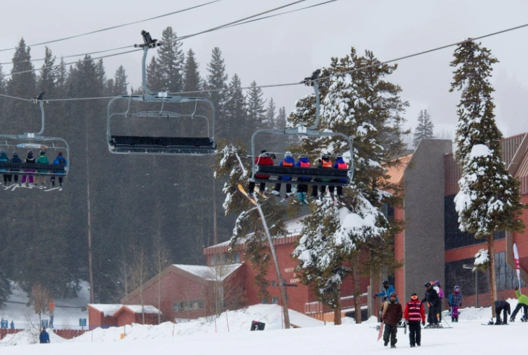 skiing in Breckenifornia