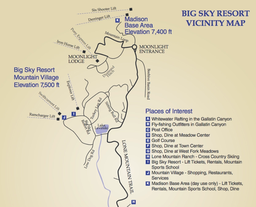 Big Sky base altitude